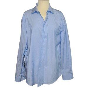 Tommy Hilfiger Men's Neck 17.5 Business Casual Dress Shirt